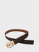 Cinture Michael Kors reversibili con placca logata oro