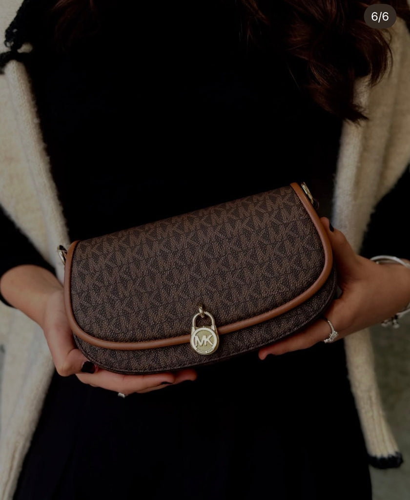 Borsa Michael Kors Mila small monogram a tracolla