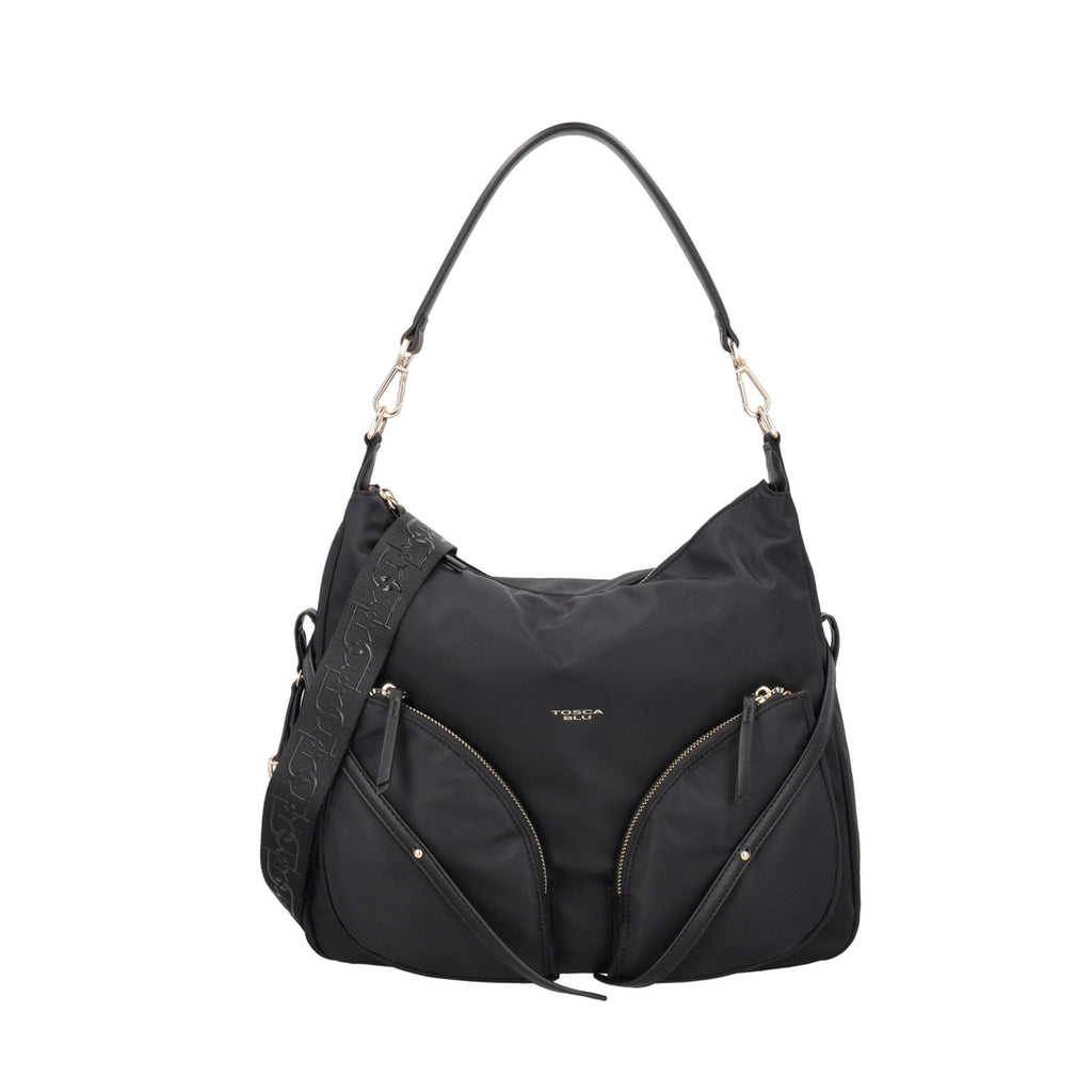 Borsa Tosca blu TF26EB364 Sacca grande Central Park in nylon