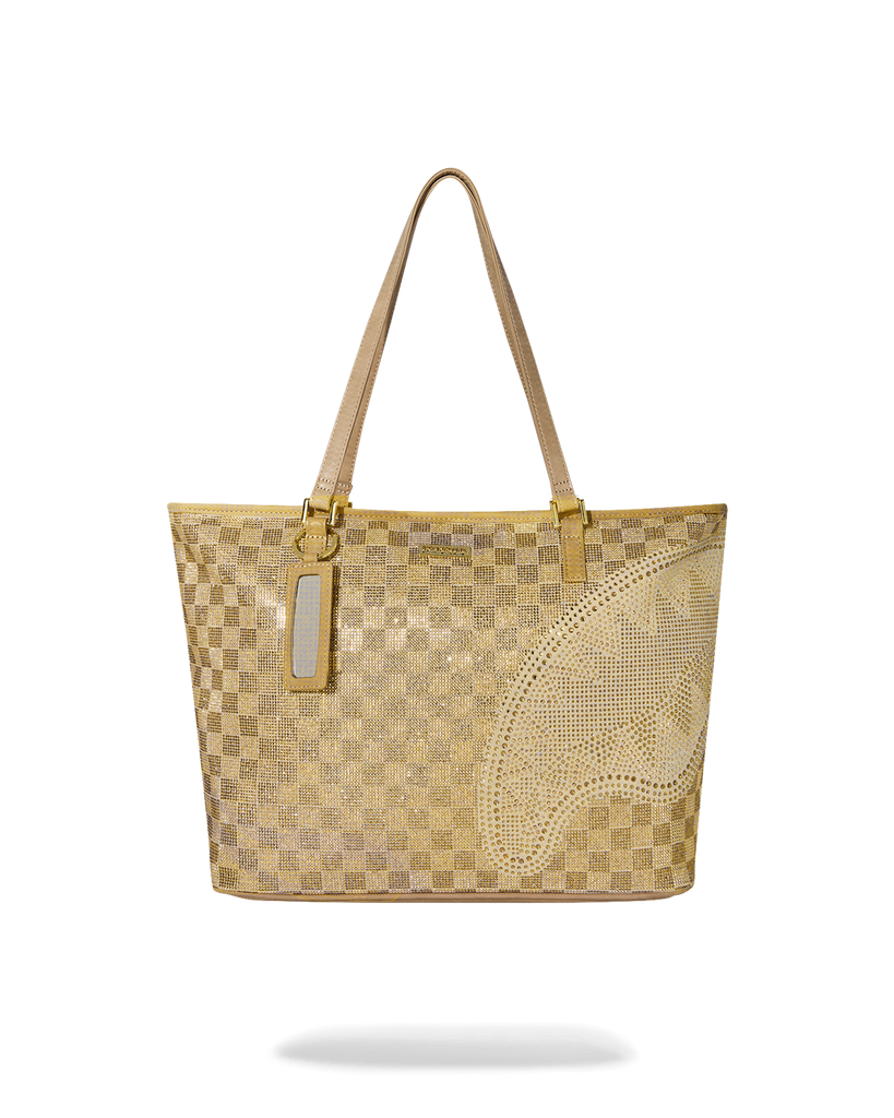 BORSA SPRAYGROUND 9478 2 TONE TRINITY GOLD 24K