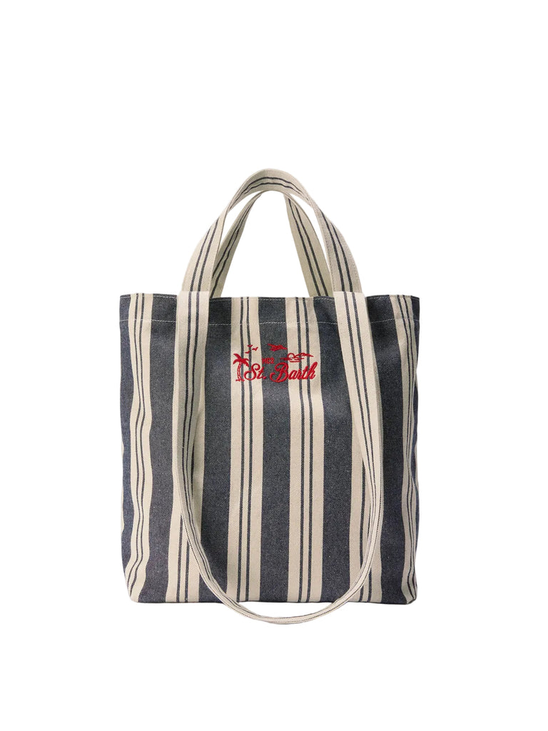 Borsa Saint Barth Essential beach cotton big stripes EBEC001 07634L
