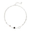 Collana Sodini 912787P
corta esagono e cristalli nera/silver