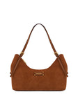 Borsa Pollini SC4656 A Spalla In Fabric Suede tan