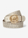 Cintura Michael Kors traforata e fibbia oro