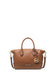 Borsa a mano Hyde piccola con finitura martellata e logo