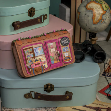 Portafoglio vendula medio F58283531 con Zip Voyage