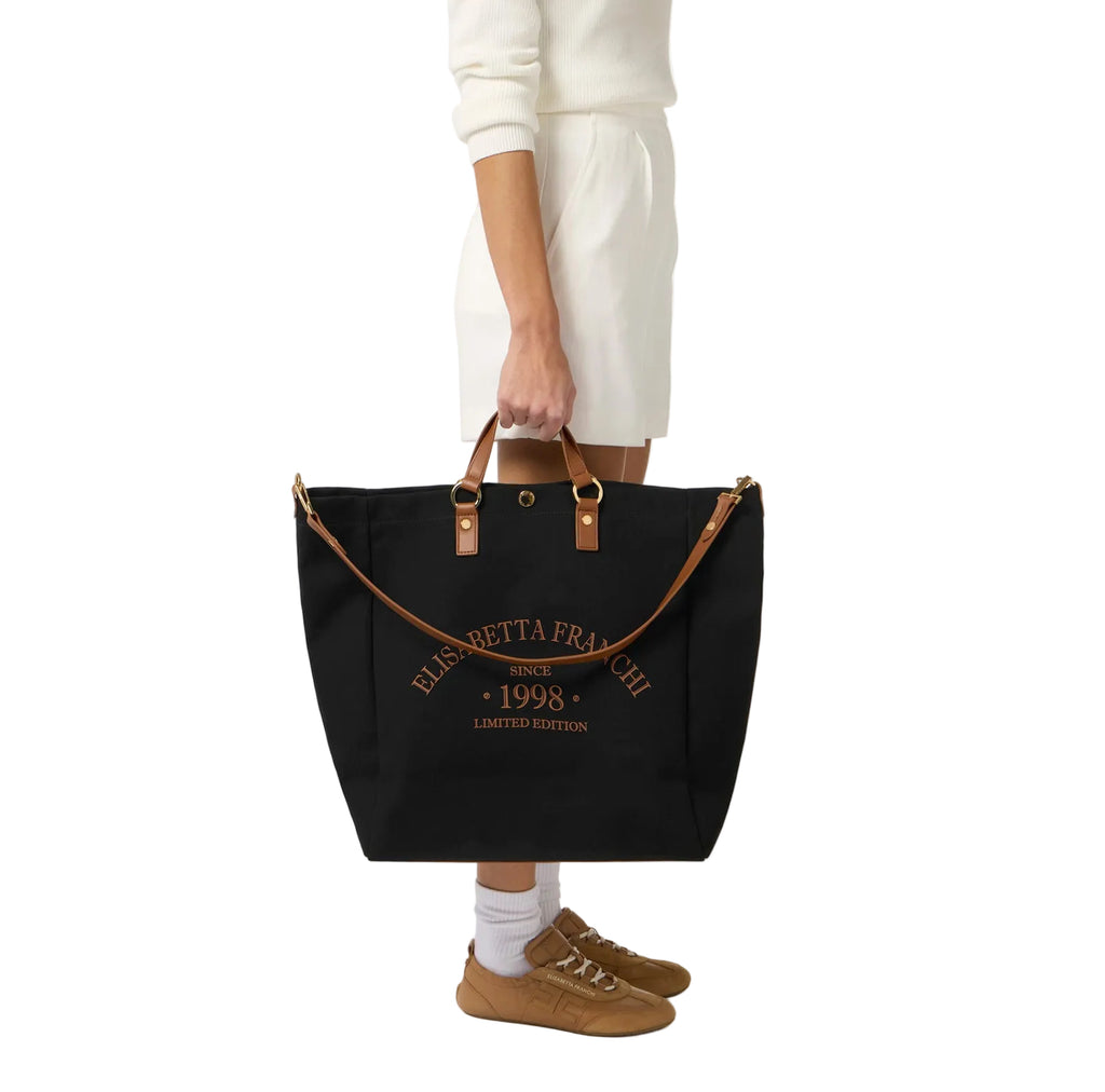 Borsa Elisabetta Franchi BS14A62E2 Tote in canvas