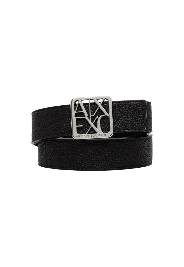 CINTURA ARMANI EXCHANGE XW001598 AF15774 CON PLACCA REVERSIBILE