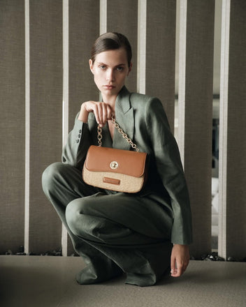 Borse Alessia & Massimo Flap Bag Chiusura Girello 1888