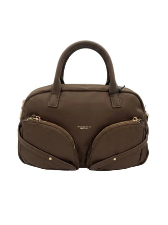 Borsa Tosca blu TF26EB362 bauletto medio in nylon Central park