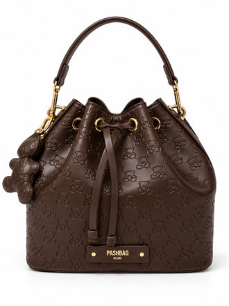 Borsa Pashbag secchiello Colin Soho Pure Teddy All-over