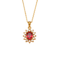 Collana Cherie bijoux Kate con corona e cristallo