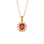 Collana Cherie bijoux Kate con corona e cristallo