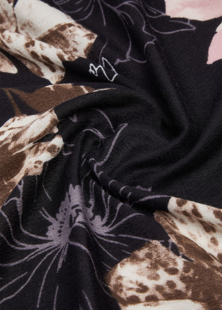 Foulard Liu-Jo 2F6065  flower e maculato