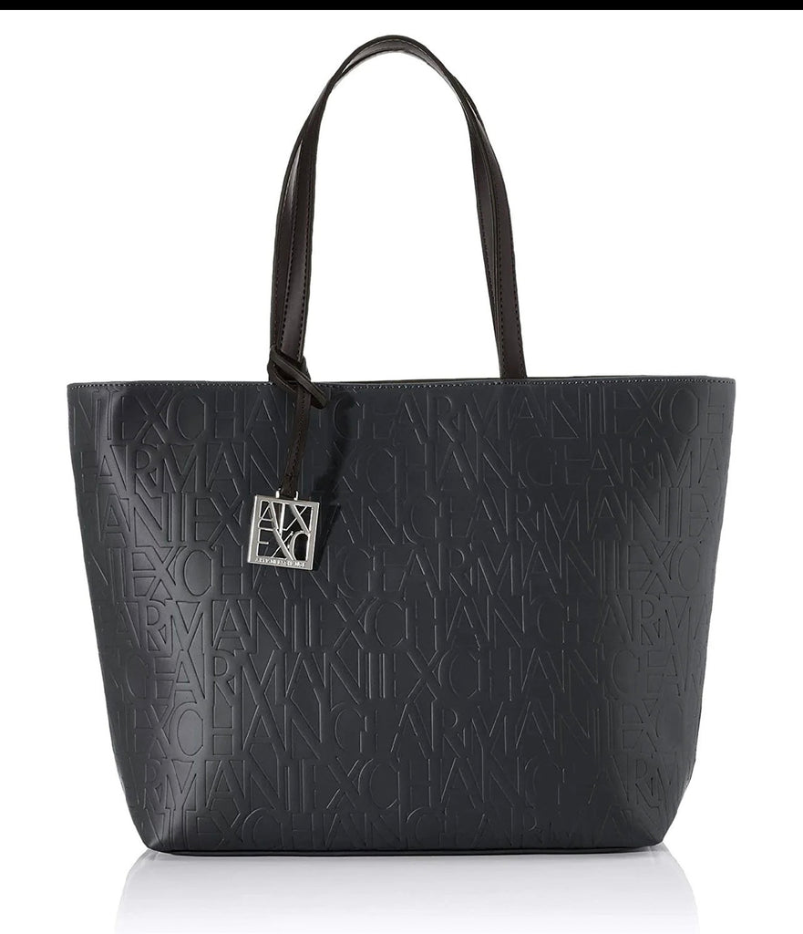 Borsa Armani Exchange 942650 Shopping Bag logata opaca