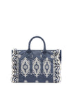 Borsa Saint Barth  COL0027 00485L colette volant Sangallo Flowers Denim Dark