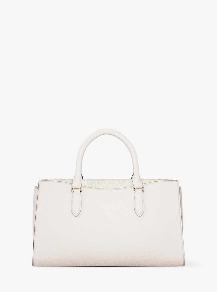 Borsa Michael Kors Arden Medium Leather Top-Zip Satchel
