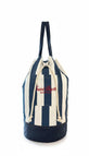 Zaino Saint Barth stripes pop blu/bianca BEAP001 02708L