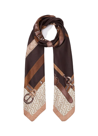 Foulard Liu-Jo  motivo logo e belts
