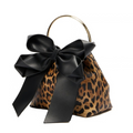 Borsa L’ Atelier du Sac 20707 Dollie Party maxi fiocco Leopardato