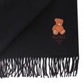 Sciarpa Pash Bag in lana monocolore con Orsetto Teddy