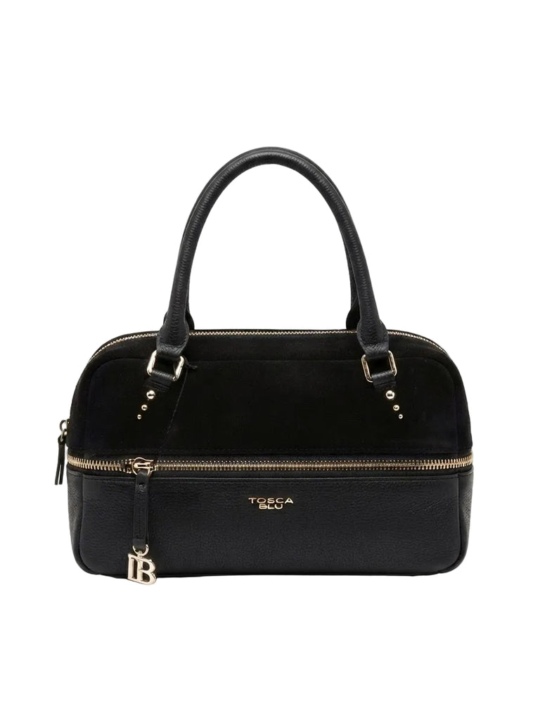 Borsa Tosca blu TF26HB192 Bauletto Lucrezia medium in suede