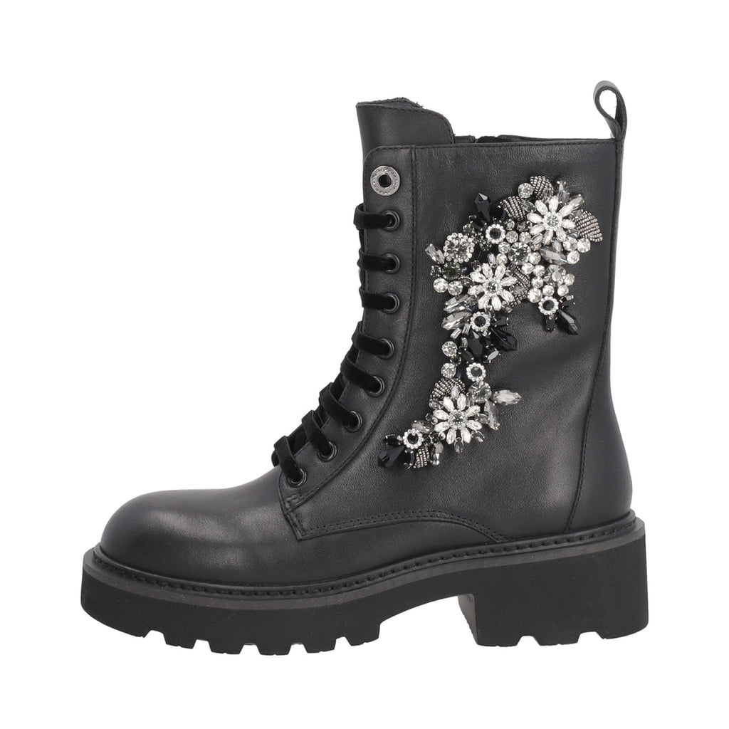 Stivaletto Tosca blu SF2652S534 Maggie con accessorio in strass