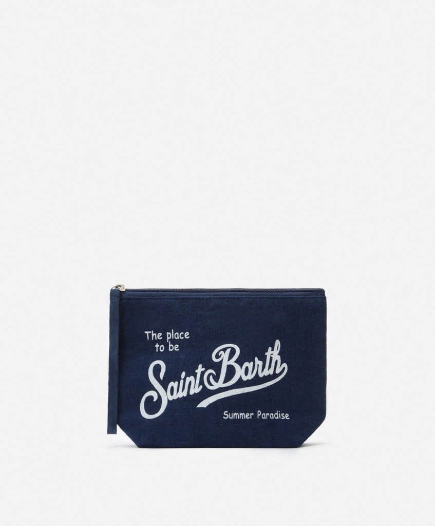 Pochette Saint Barth Aline linen