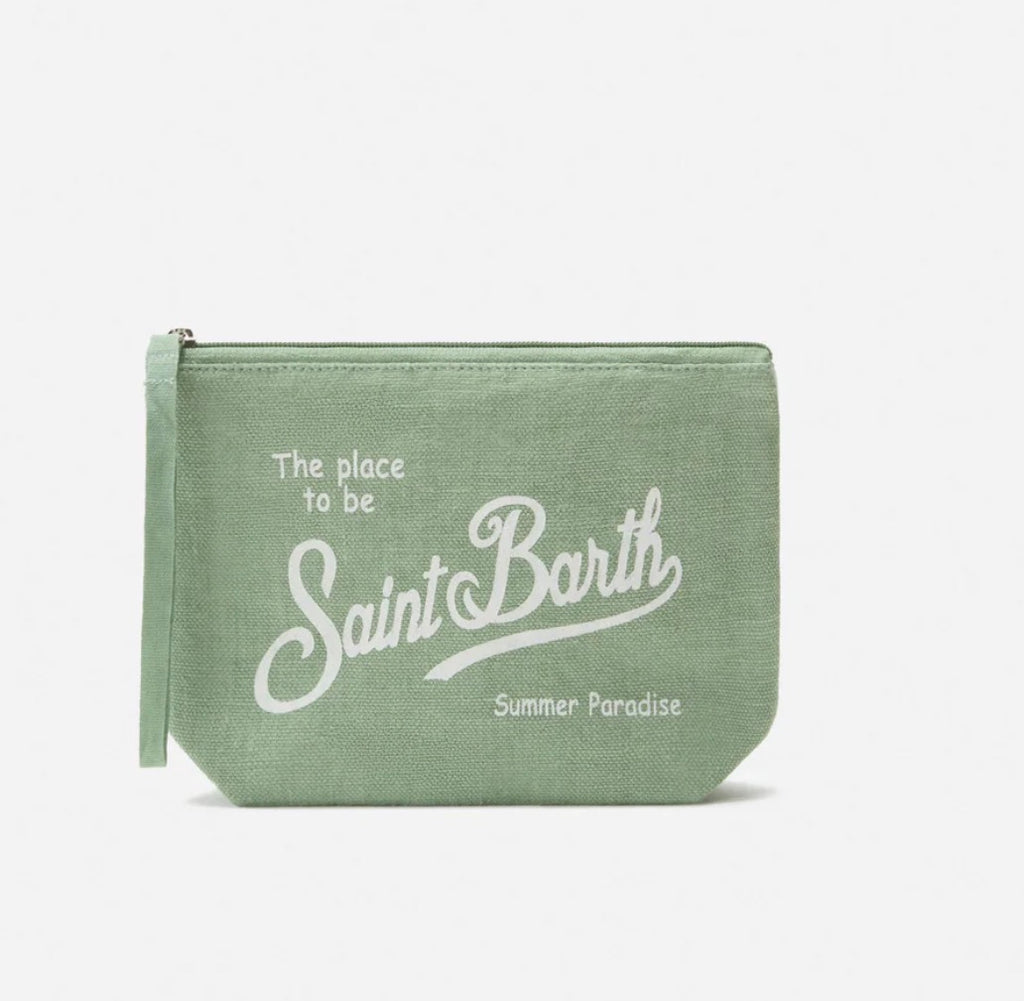 Pochette Saint Barth Aline linen