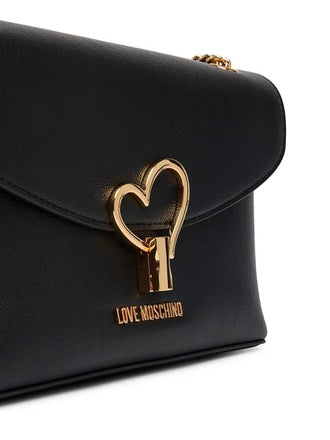 Borsa Love Moschino JC4138 flap bag chiusura cuore  in metallo heart turnlock