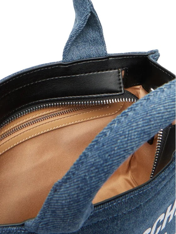 Borsa Love Moschino JC4055 Tote in denim medium