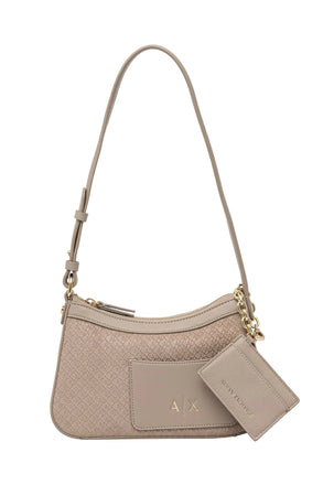 Borsa Armani Exchange XW001571 AF22645 hobo con charms portamonete