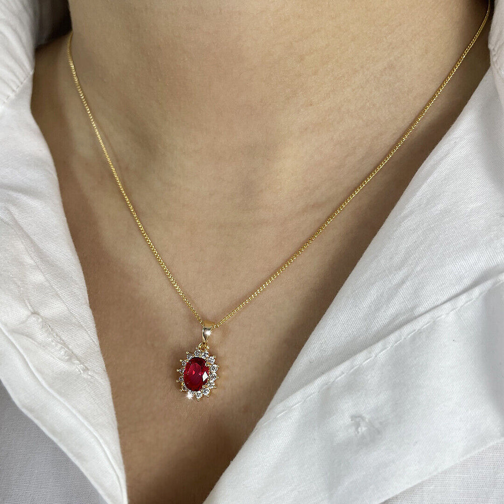 Collana Cherie bijoux Kate con corona e cristallo