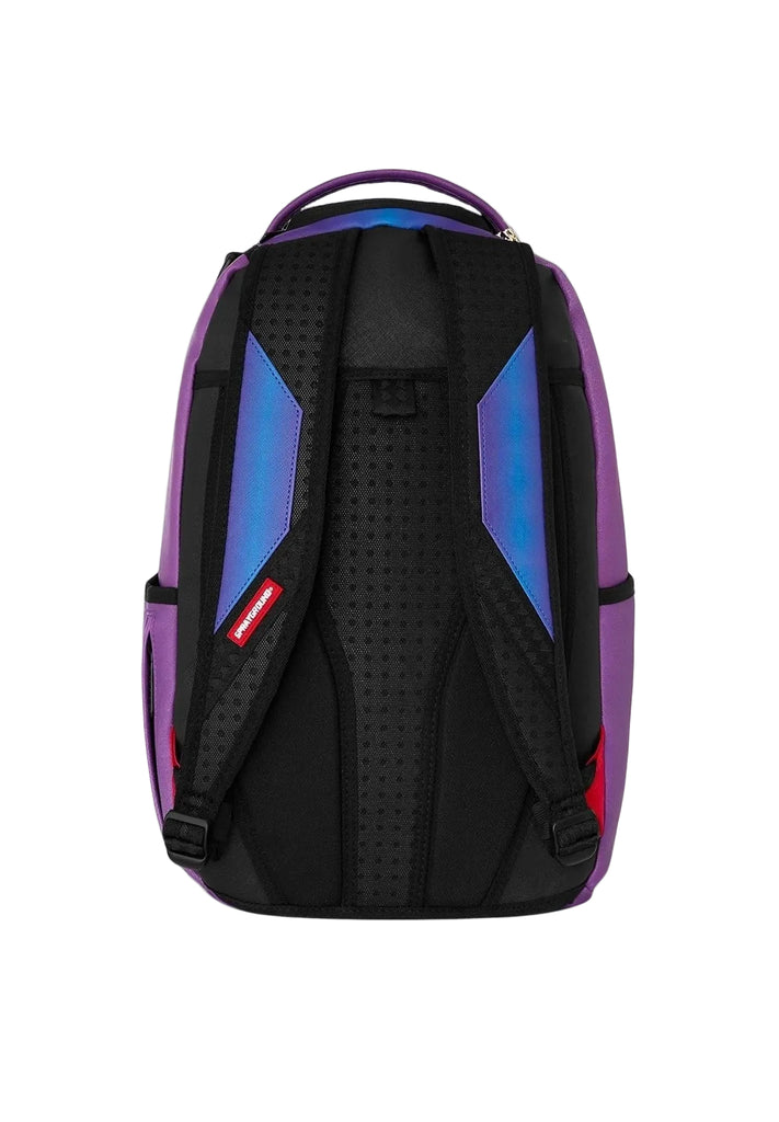 ZAINO SPRAYGROUND 9627 SHARK CENTRAL EMBOSSED DUSK NYLON BACKPACK