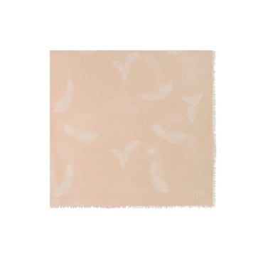 Foulard Elisabetta Franchi SC08F67E2 motivo piume in cashmere