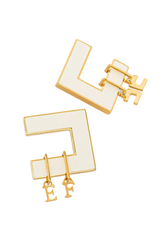 Orecchini Elisabetta Franchi OR34K66E2 con piccoli charms pendenti