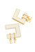 Orecchini Elisabetta Franchi OR34K66E2 con piccoli charms pendenti