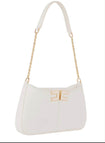 Borsa Elisabetta Franchi BS93A61E2 a spalla con dettaglio logo