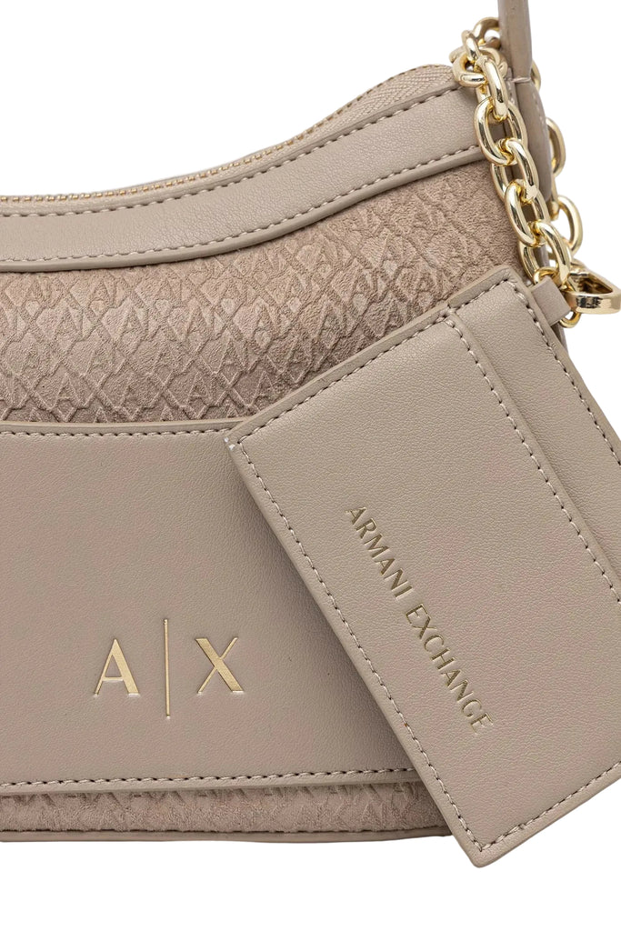 Borsa Armani Exchange XW001571 AF22645 hobo con charms portamonete