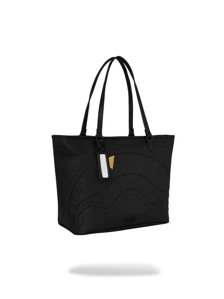 BORSA SPRAYGROUND 9329 BLOCKED OUT EMBOSSED GOLD TOOTH TOTE
