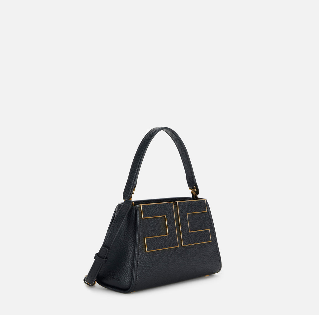 Borse Elisabetta Franchi BS07A66E2 con maxi logo a tracolla