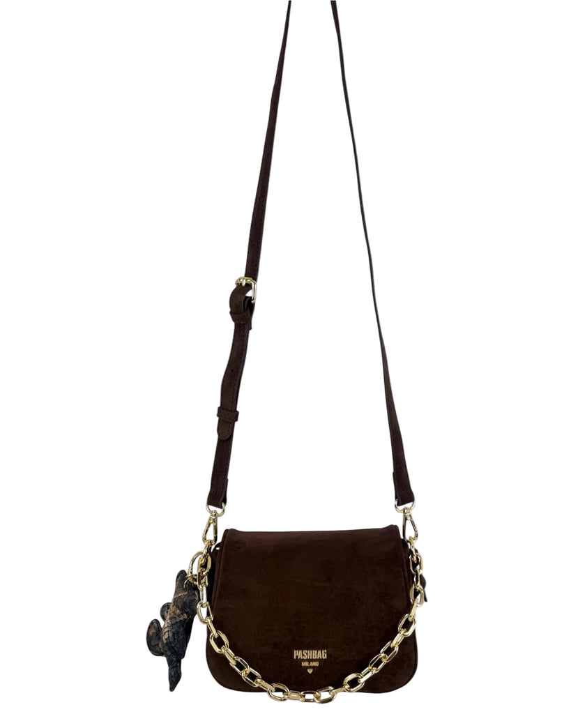Borsa Pashbag Mini Adria Venom in suede