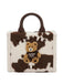Borsa Pashbag 20173 Mini Marge shepherd Teddy ecofur cow