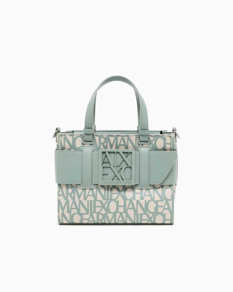 BORSA ARMANI EXCHANGE 942690 TOTE MEDIA CON DETTAGLIO A CONTRASTO