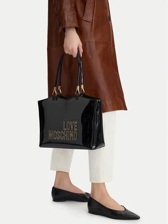 Borsa Love Moschino JC4247 shopper in vernice