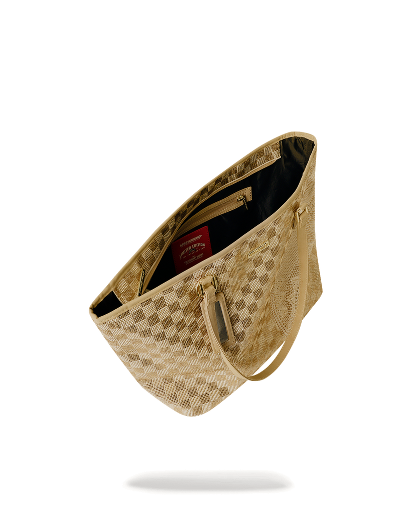 BORSA SPRAYGROUND 9478 2 TONE TRINITY GOLD 24K