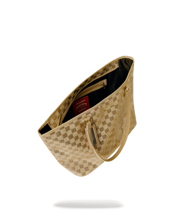 BORSA SPRAYGROUND 9478 2 TONE TRINITY GOLD 24K