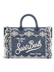 Borsa Saint Barth  COL0027 00485L colette volant Sangallo Flowers Denim Dark