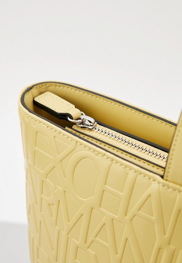Borsa Armani Exchange 942650 Shopping Bag logata opaca