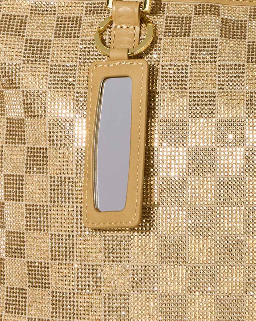 BORSA SPRAYGROUND 9478 2 TONE TRINITY GOLD 24K